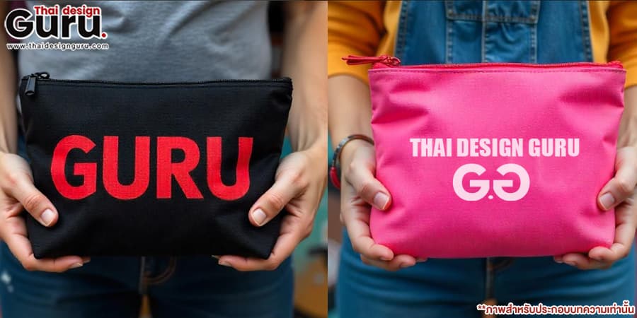 กระเป๋าซิปแฟชั่น พิมพ์ลาย