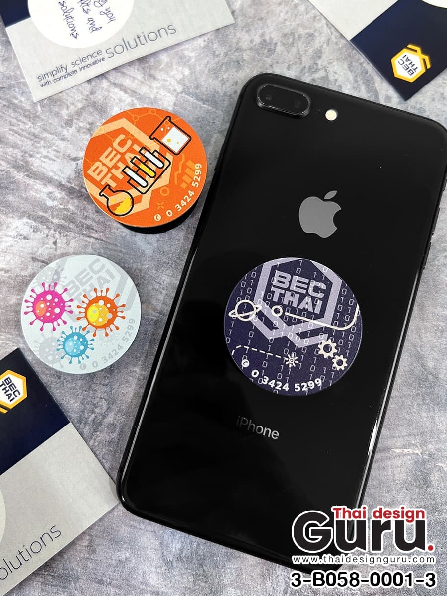 รับผลิตที่ติดมือถือสกรีนลาย ที่ติดมือถือสกรีนลาย