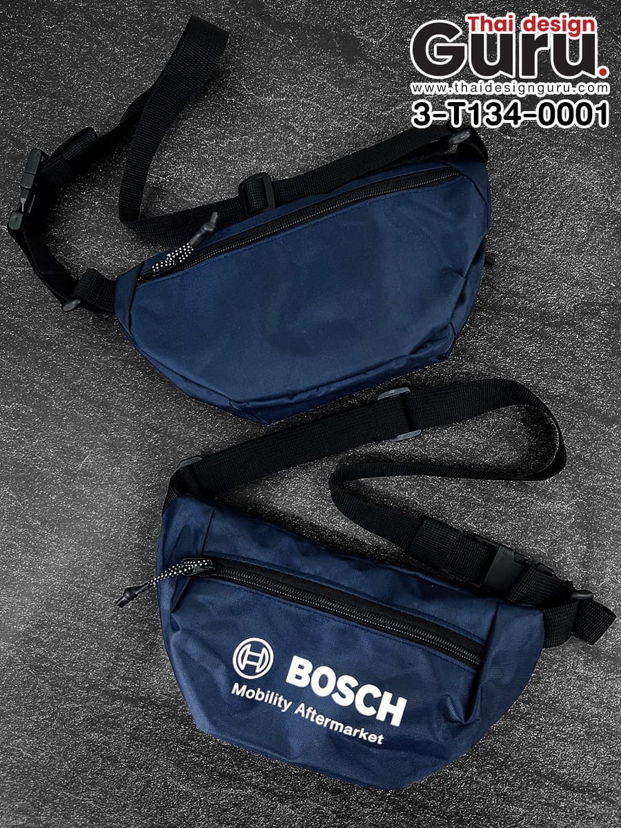 กระเป๋าคาดอกซิปรูด