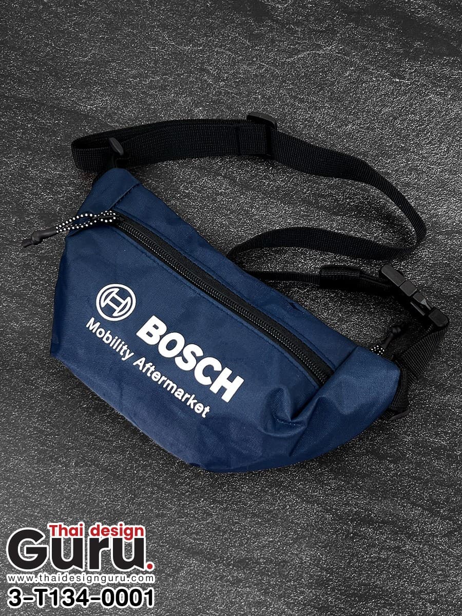 กระเป๋าคาดอกซิปรูด