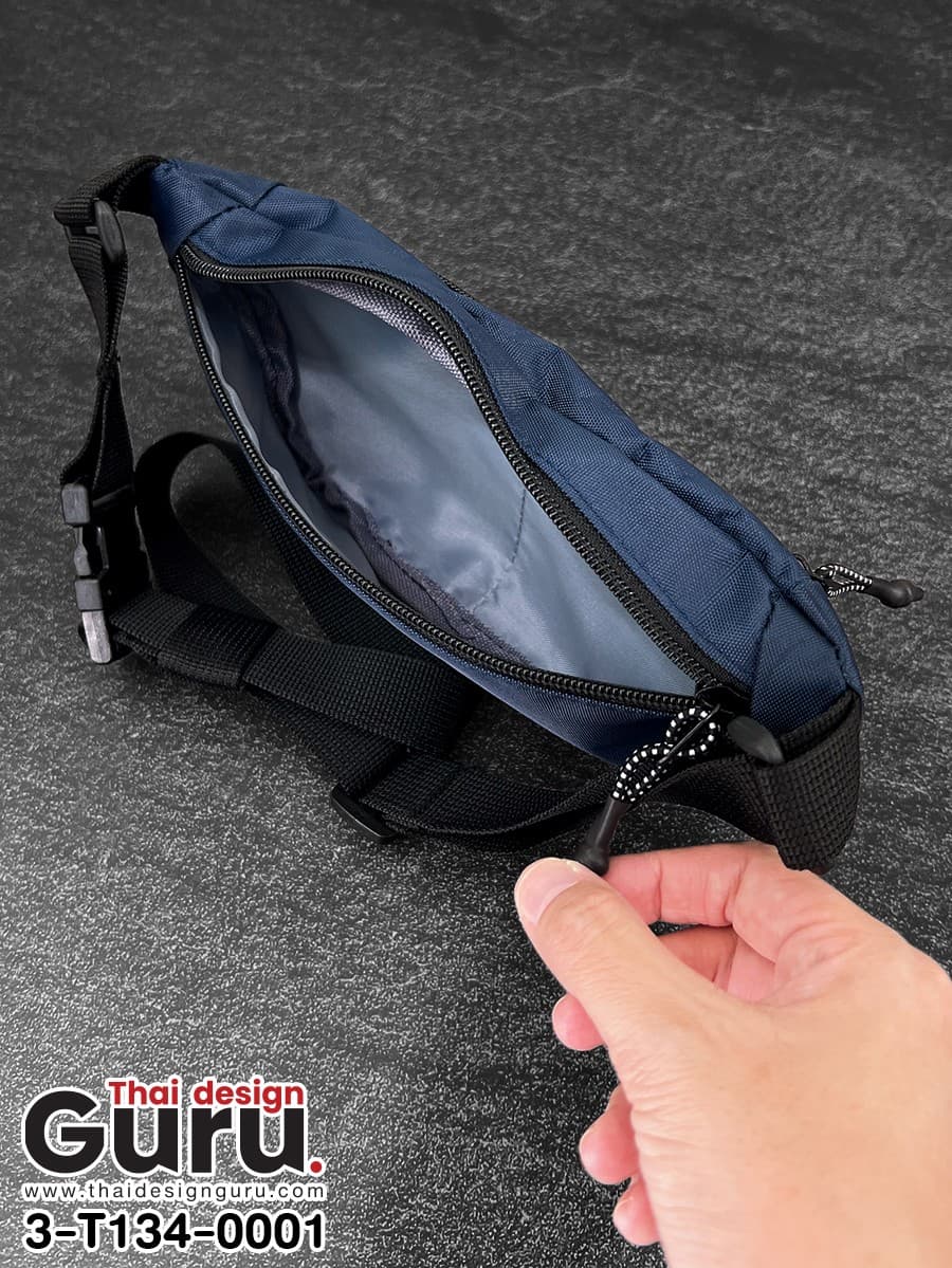 กระเป๋าคาดอกซิปรูด