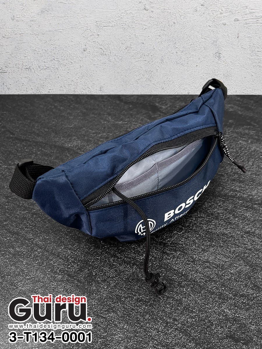 กระเป๋าคาดอกซิปรูด