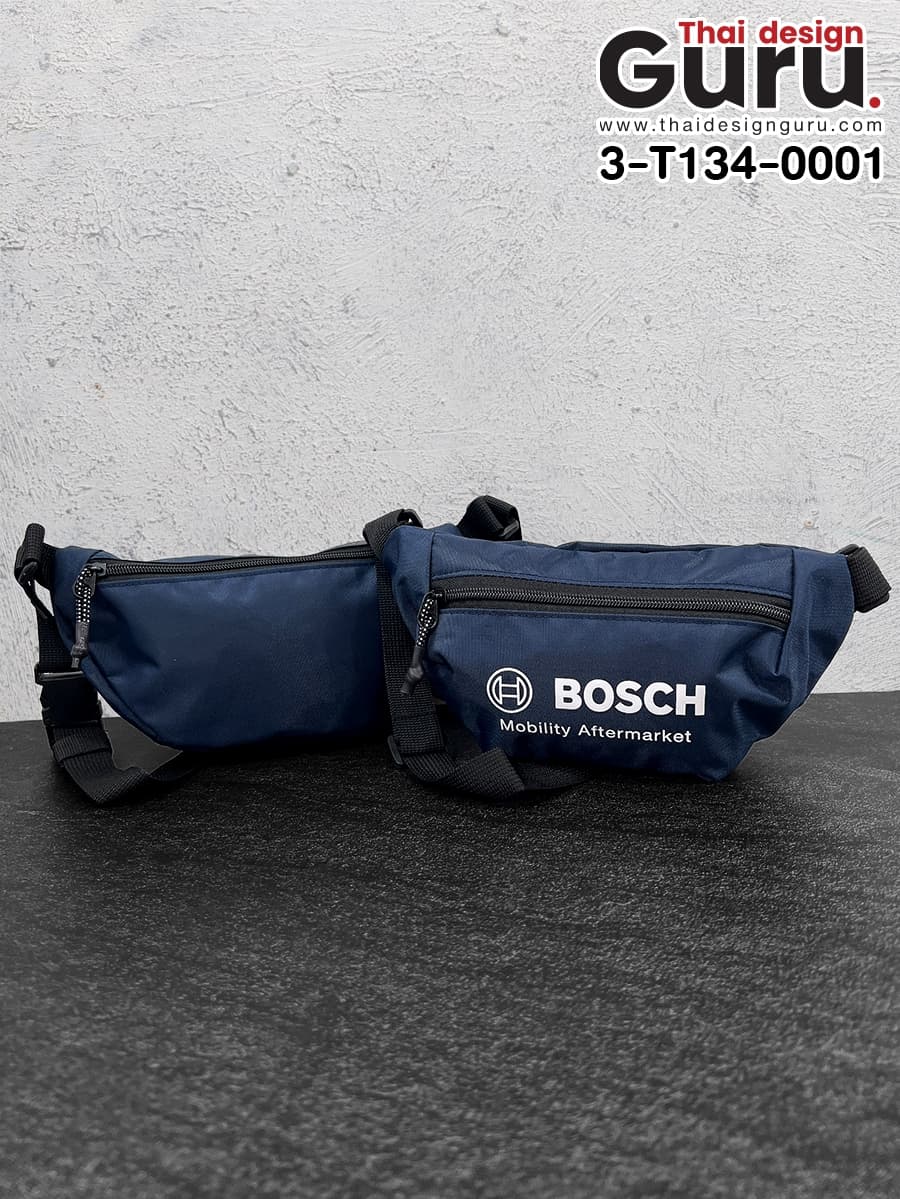 กระเป๋าคาดอกซิปรูด