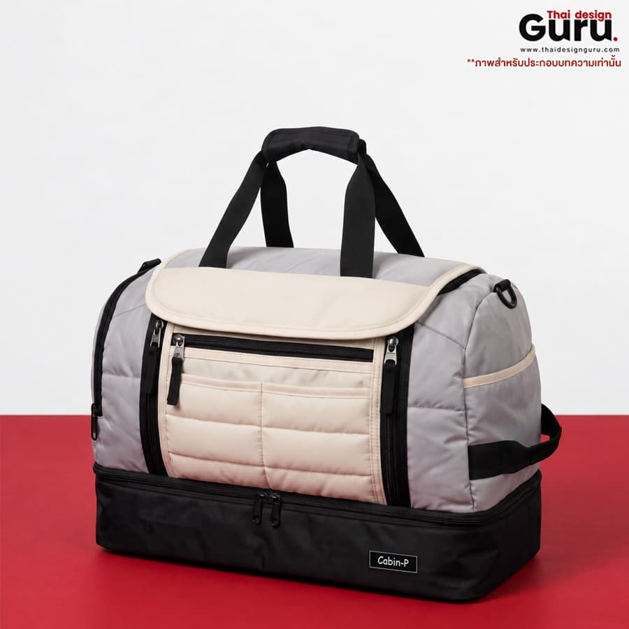 กระเป๋าเดินทางหูหิ้วทูโทน รับทำกระเป๋าเดินทาง ทรง Duffle