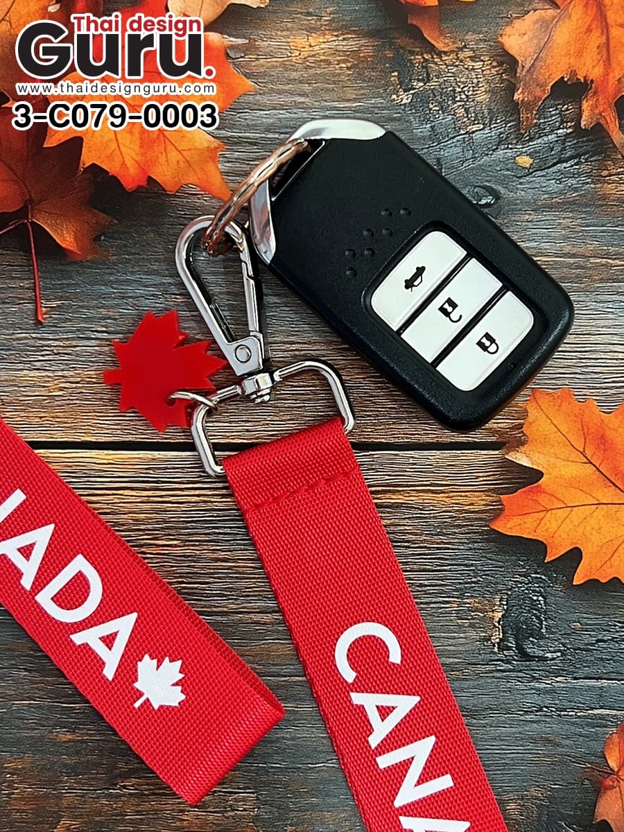 สั่งผลิตพวงกุญแจไนล่อนสีแดง พวงกุญแจไนล่อนสีแดง
