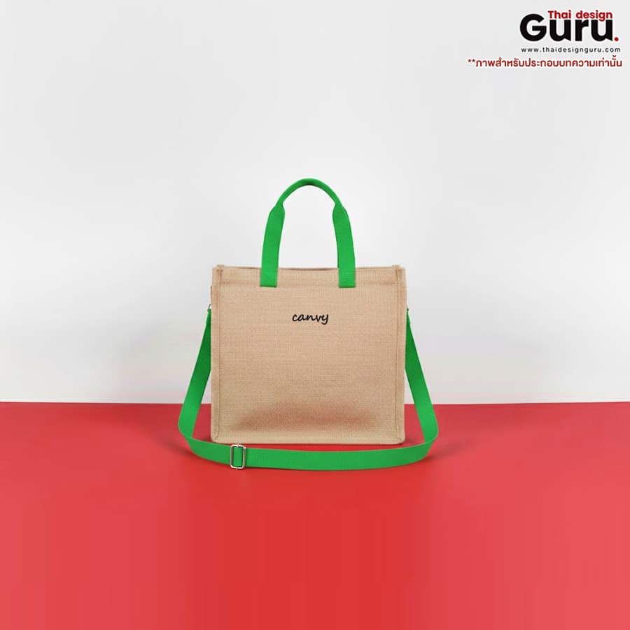 กระเป๋าผ้าแคนวาส กระเป๋า crossbody