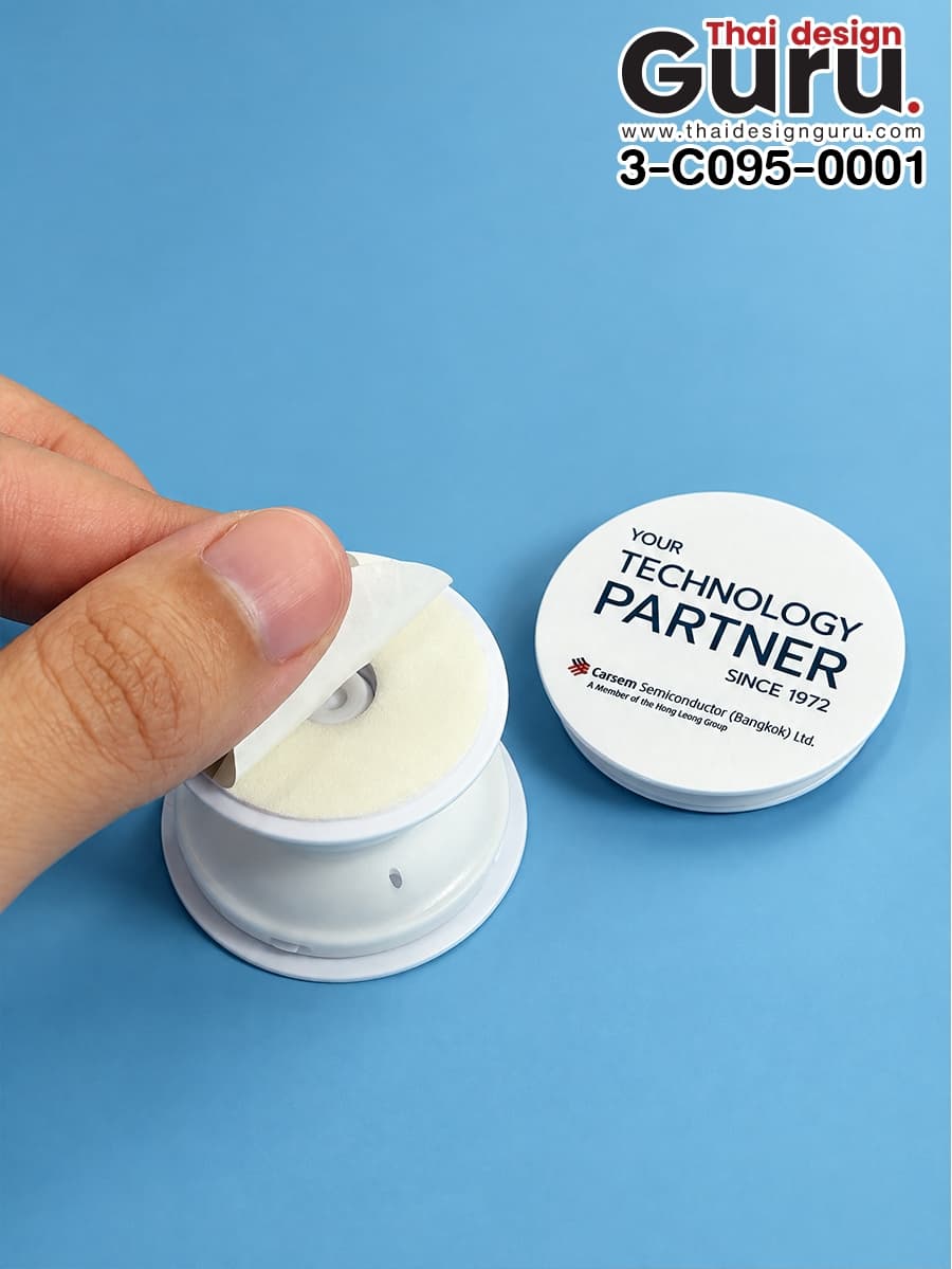 สั่งผลิต GRIPTOK ทรงกลมสีขาว GRIPTOK ทรงกลมสีขาว
