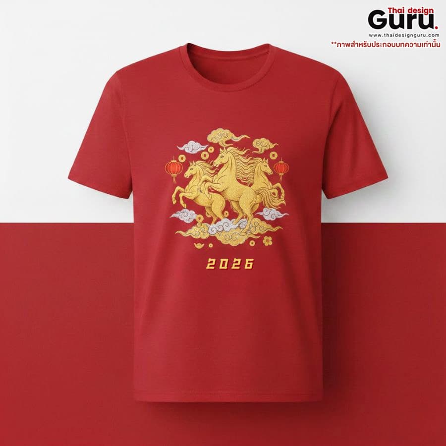 เสื้อยืดพิมพ์ลาย