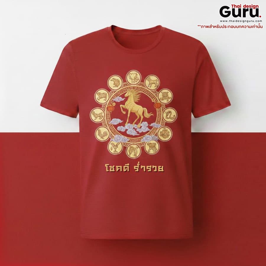 เสื้อยืดพิมพ์ลาย