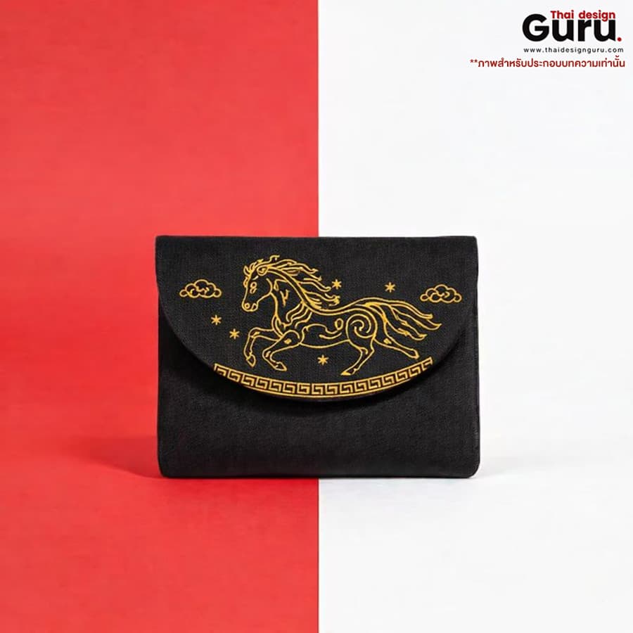ซองผ้าใส่สินค้าแบบฝาเปิด ธีมตรุษจีน ซองผ้าใส่สินค้าแบบฝาเปิด