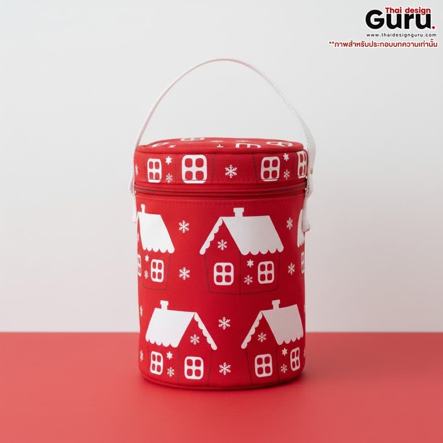 กระเป๋าผ้าทรงถัง