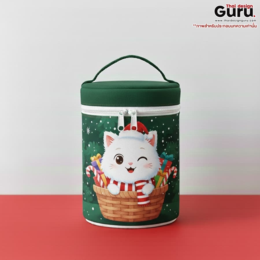 กระเป๋าผ้าทรงถัง