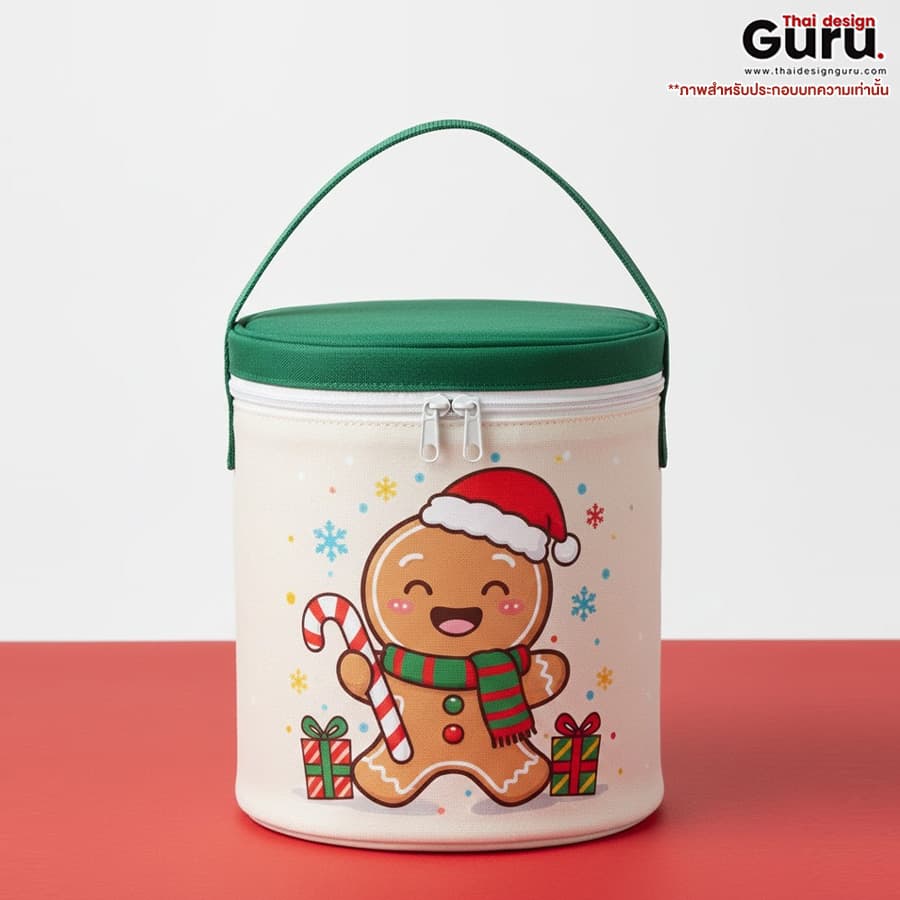 กระเป๋าผ้าทรงถัง