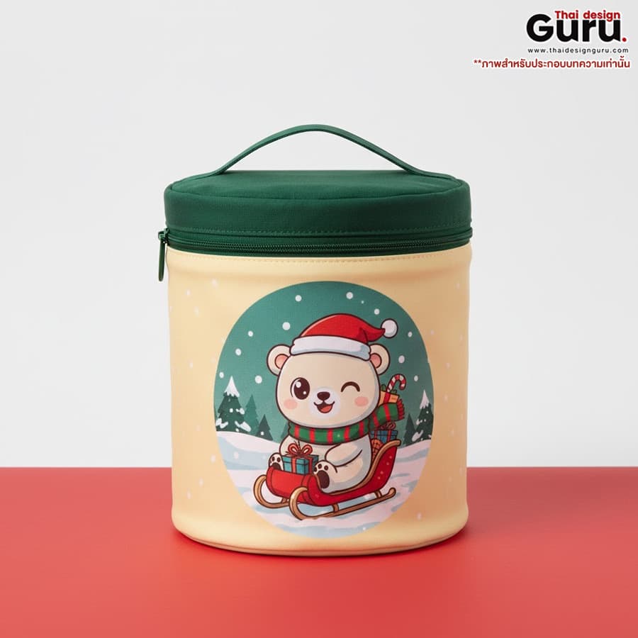 กระเป๋าผ้าทรงถัง