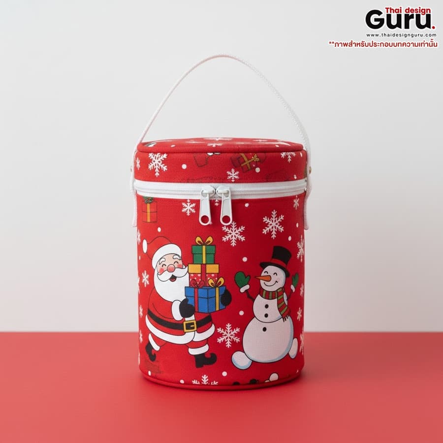 กระเป๋าผ้าทรงถัง