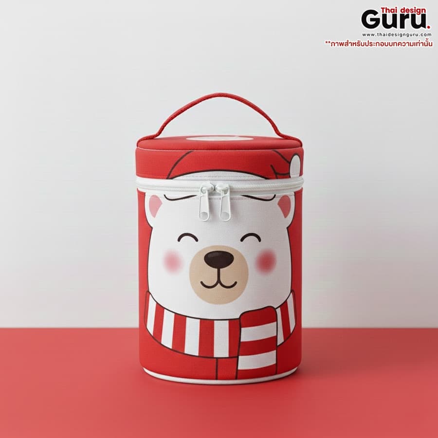 กระเป๋าผ้าทรงถัง