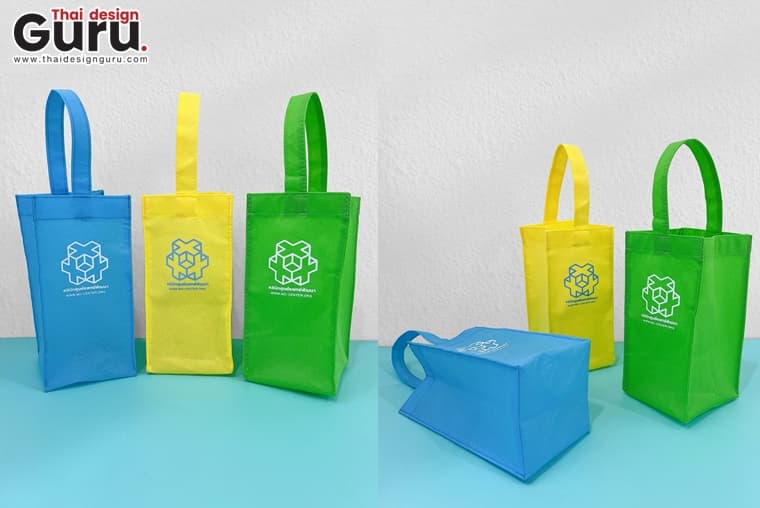 ถุงผ้าใส่ขวดน้ำ