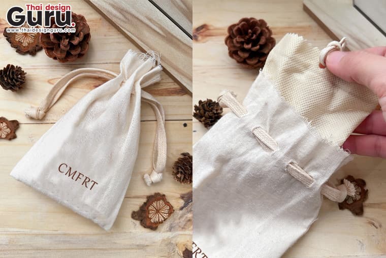 สั่งผลิตถุงผ้าหูรูดใส่ถุงหอม ถุงผ้าหูรูดใส่ถุงหอม