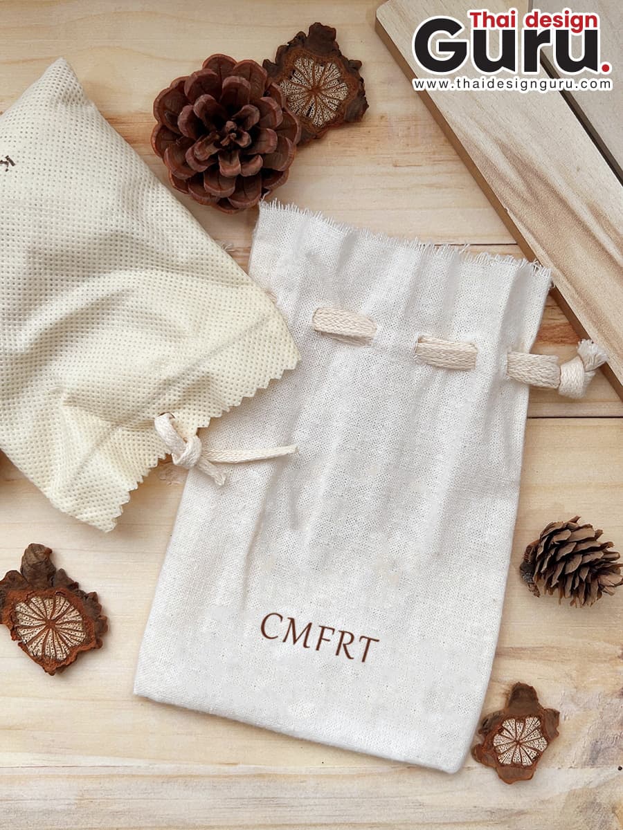 สั่งผลิตถุงผ้าหูรูดใส่ถุงหอม ถุงผ้าหูรูดใส่ถุงหอม