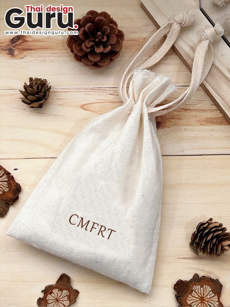 สั่งผลิตถุงผ้าหูรูดใส่ถุงหอม ถุงผ้าหูรูดใส่ถุงหอม