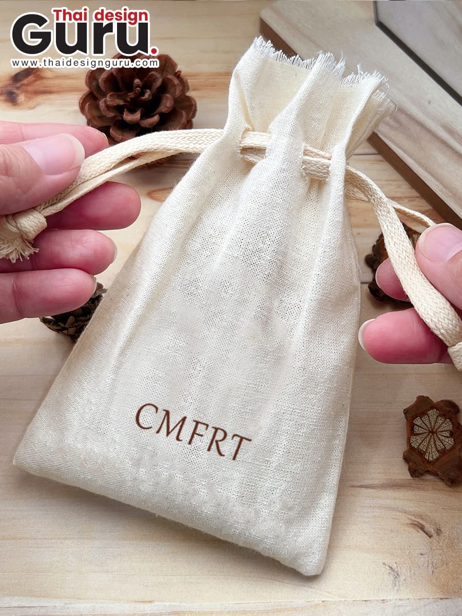 สั่งผลิตถุงผ้าหูรูดใส่ถุงหอม ถุงผ้าหูรูดใส่ถุงหอม
