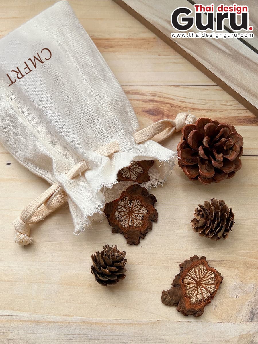 สั่งผลิตถุงผ้าหูรูดใส่ถุงหอม ถุงผ้าหูรูดใส่ถุงหอม