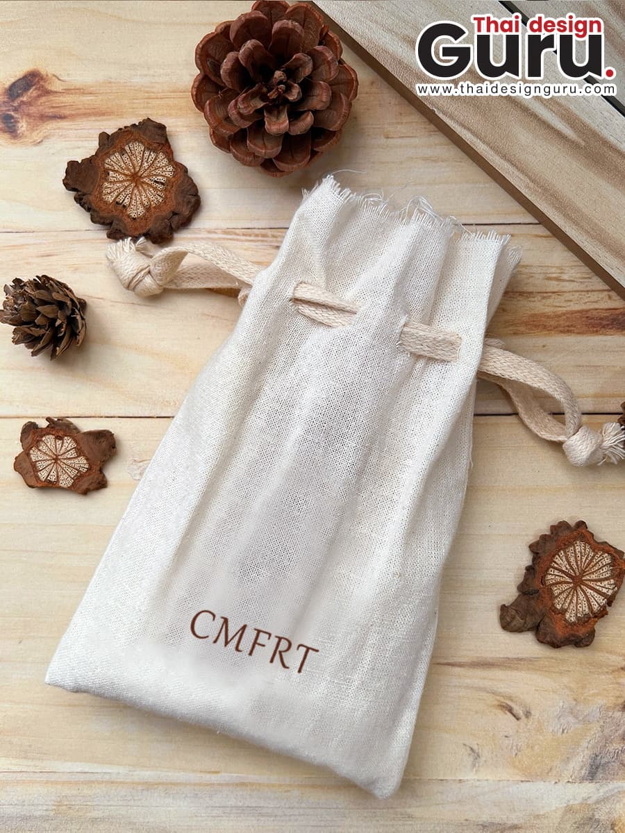 สั่งผลิตถุงผ้าหูรูดใส่ถุงหอม ถุงผ้าหูรูดใส่ถุงหอม