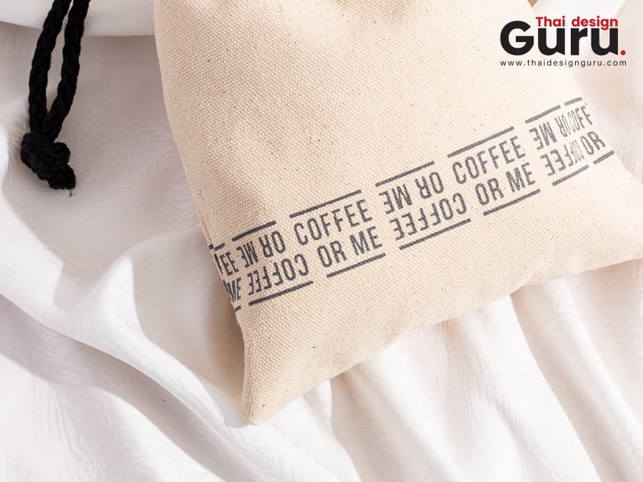 ผลิตถุงผ้าพรีเมี่ยม ร้านกาแฟ