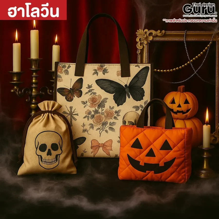 ผลิตกระเป๋าผ้า ฮาโลวีน