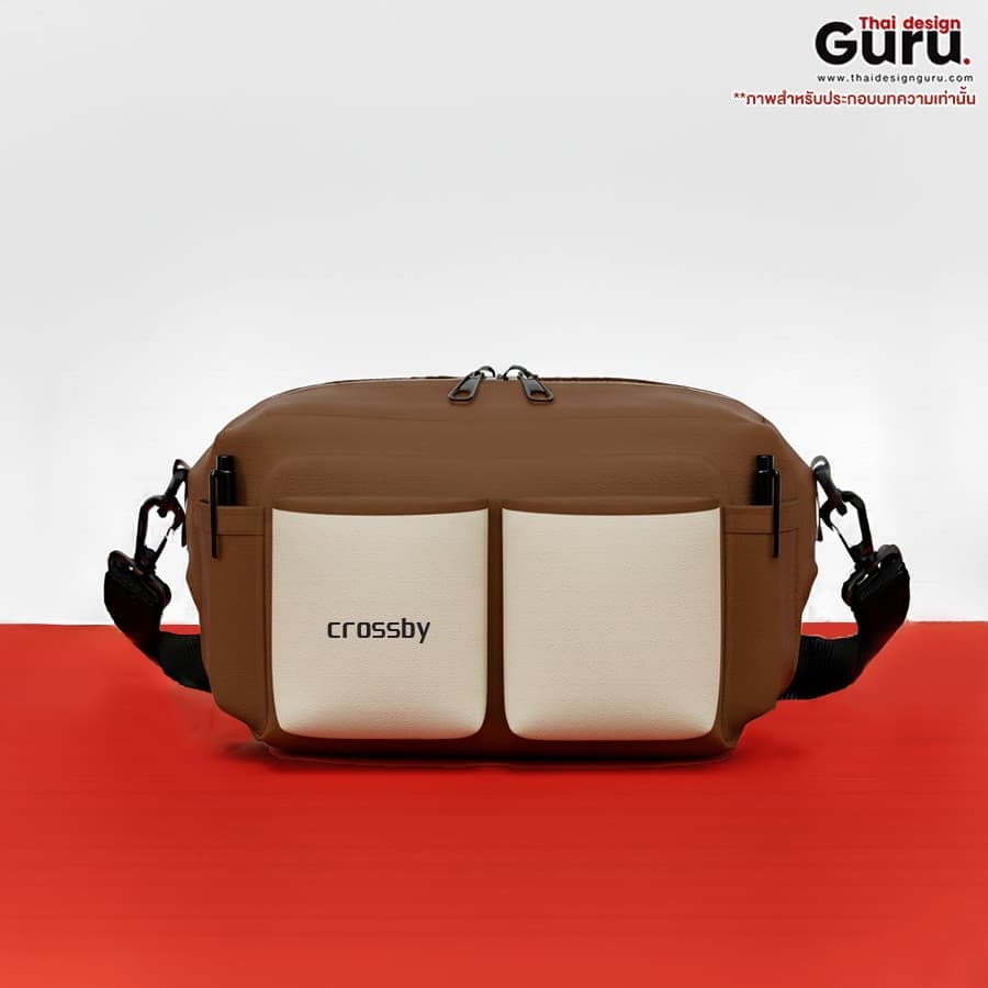 กระเป๋าซิปผ้าคาดอกหลากสี กระเป๋าซิปผ้าคาดอก