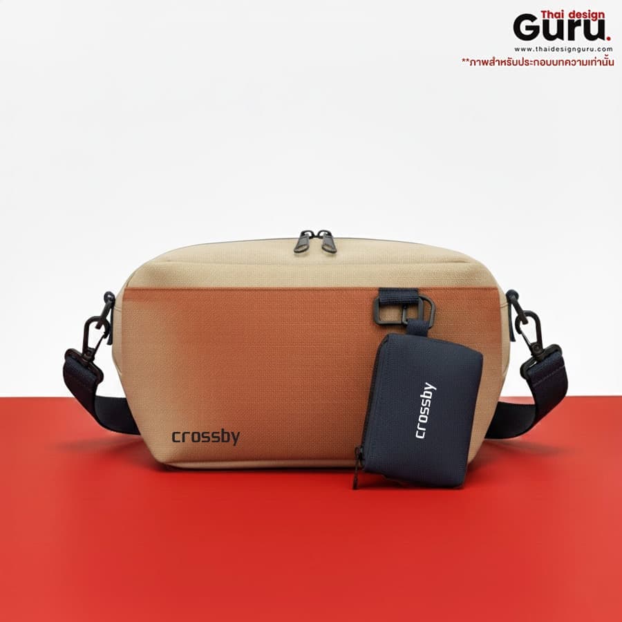 กระเป๋าซิปผ้าคาดอกหลากสี กระเป๋าซิปผ้าคาดอก