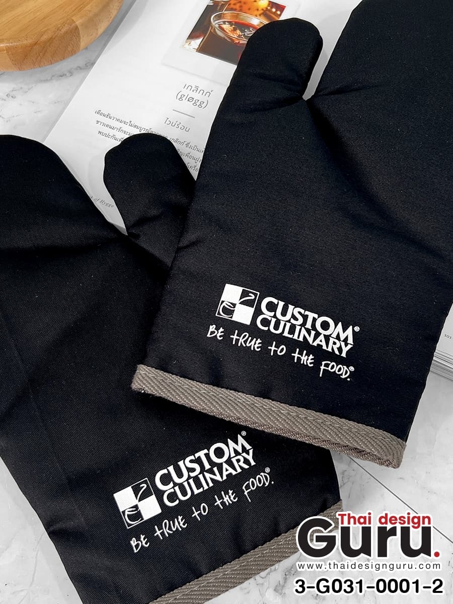 สั่งผลิตถุงมือผ้าสีดำ เลือดหมู ถุงมือผ้าสีดำ เลือดหมู