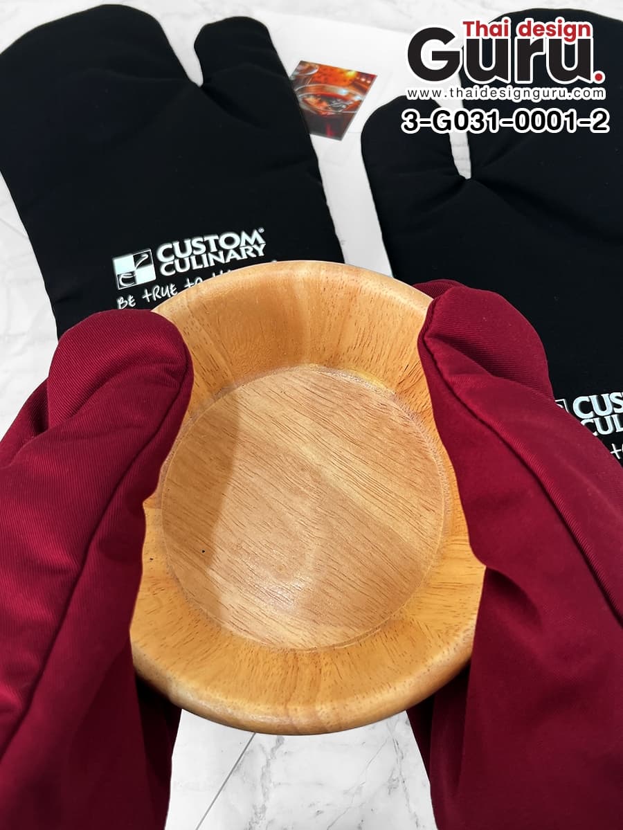 สั่งผลิตถุงมือผ้าสีดำ เลือดหมู ถุงมือผ้าสีดำ เลือดหมู