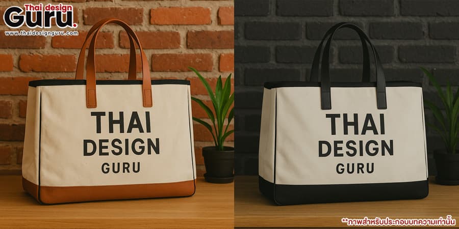 รับทำกระเป๋าผ้าพิมพ์แบรนด์