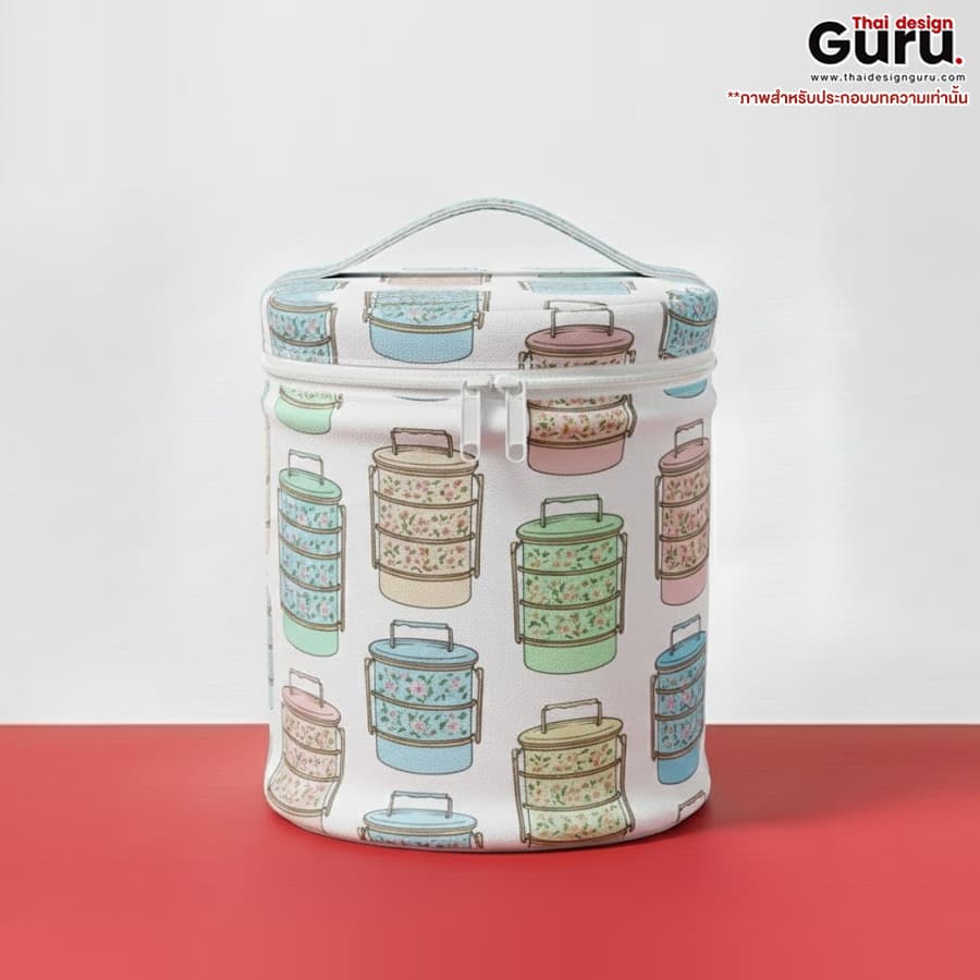 กระเป๋าผ้าทรงถัง