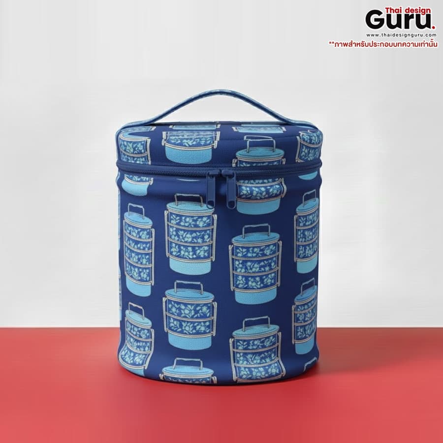 กระเป๋าผ้าทรงถัง