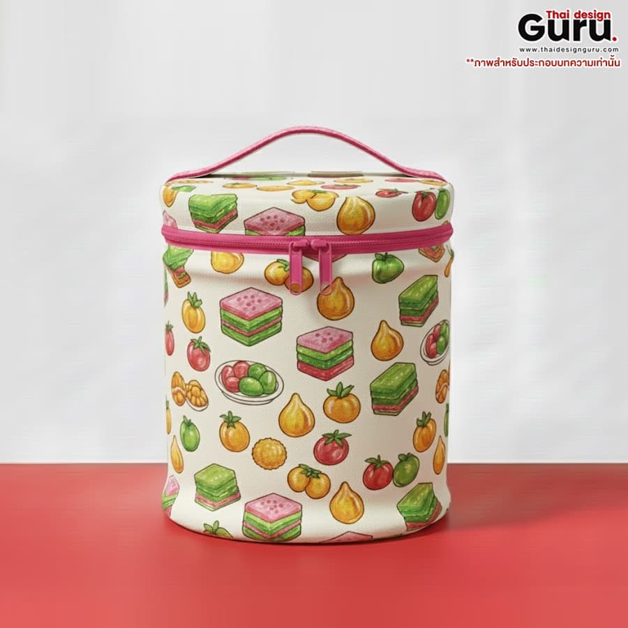 กระเป๋าผ้าทรงถัง