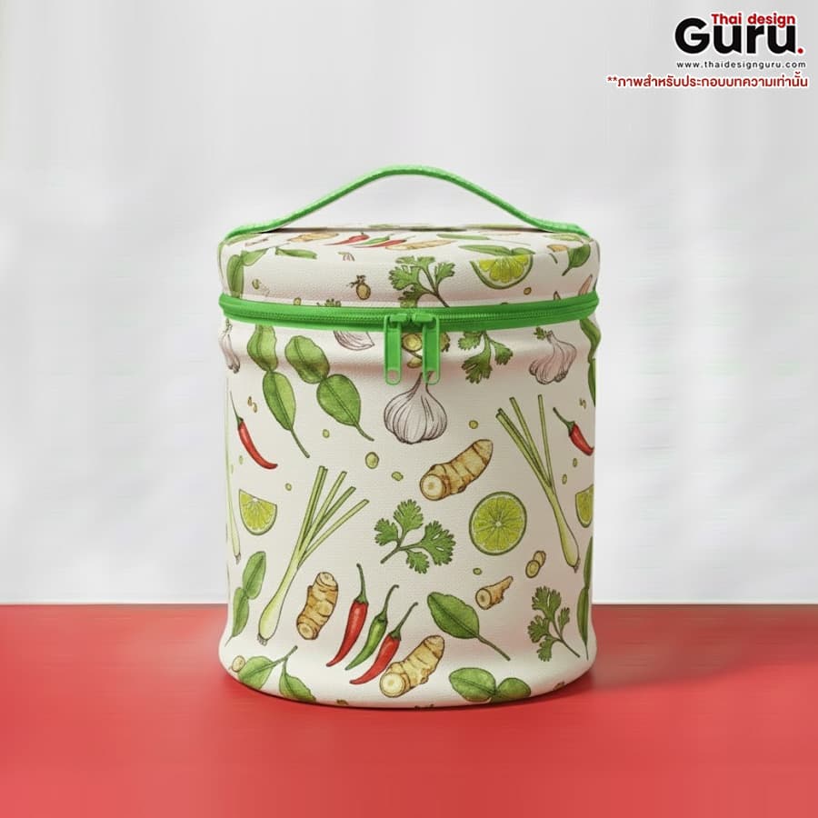 กระเป๋าผ้าทรงถัง