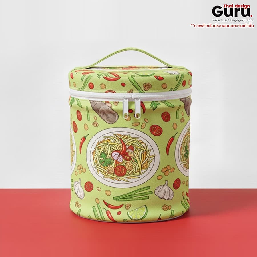 กระเป๋าผ้าทรงถัง