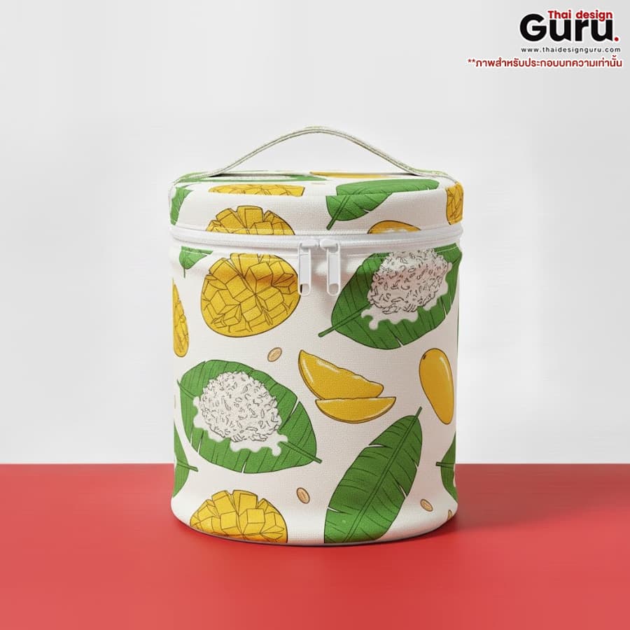 กระเป๋าผ้าทรงถัง