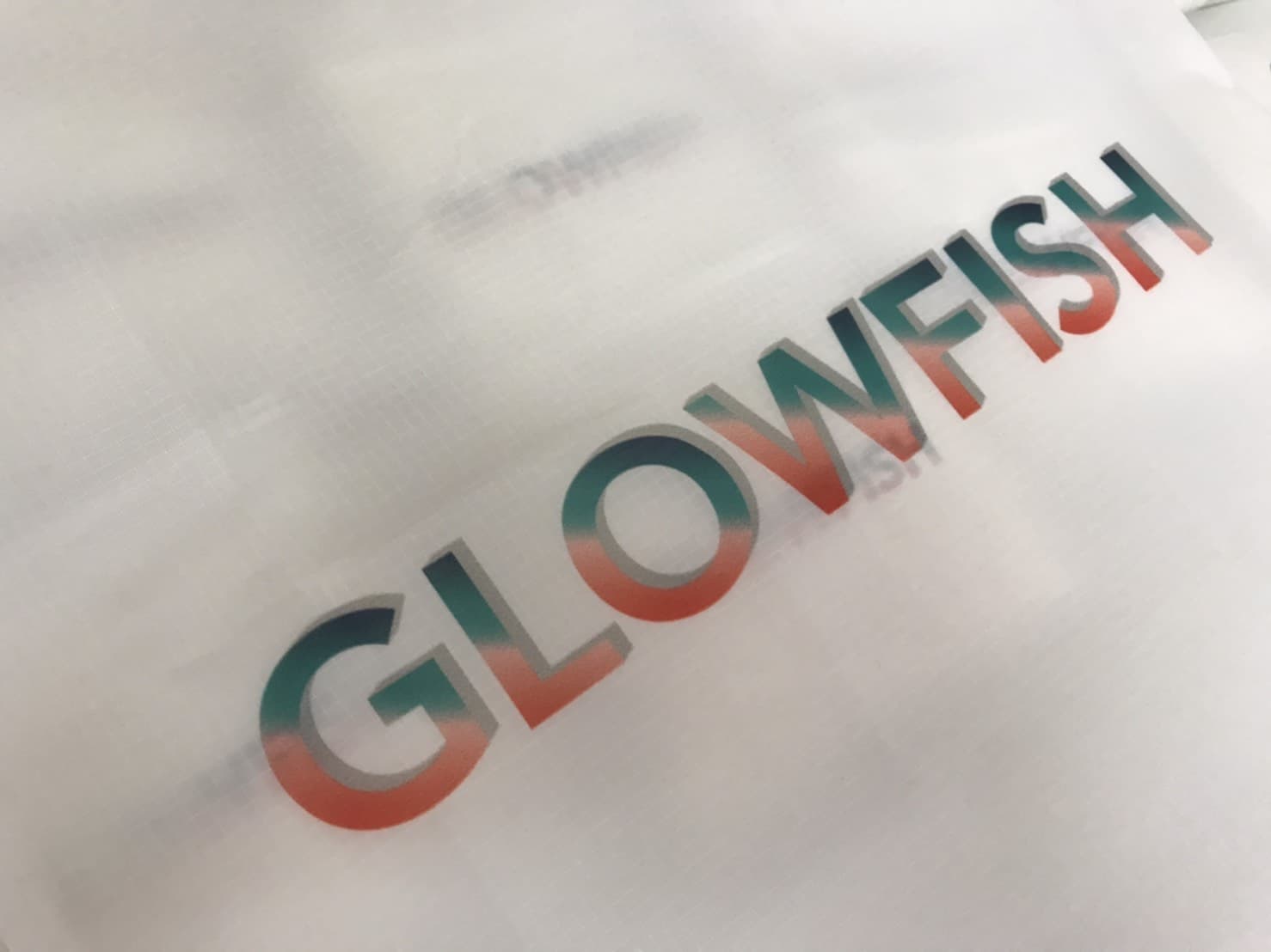 รับทำกระเป๋าผ้า พับเก็บได้ ให้กับ Glowfish