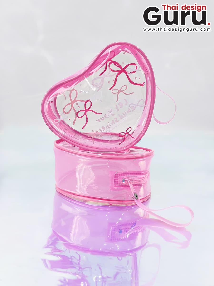 รับผลิตกระเป๋าพลาสติกใสซิปรูด กระเป๋าพลาสติกใสซิปรูด