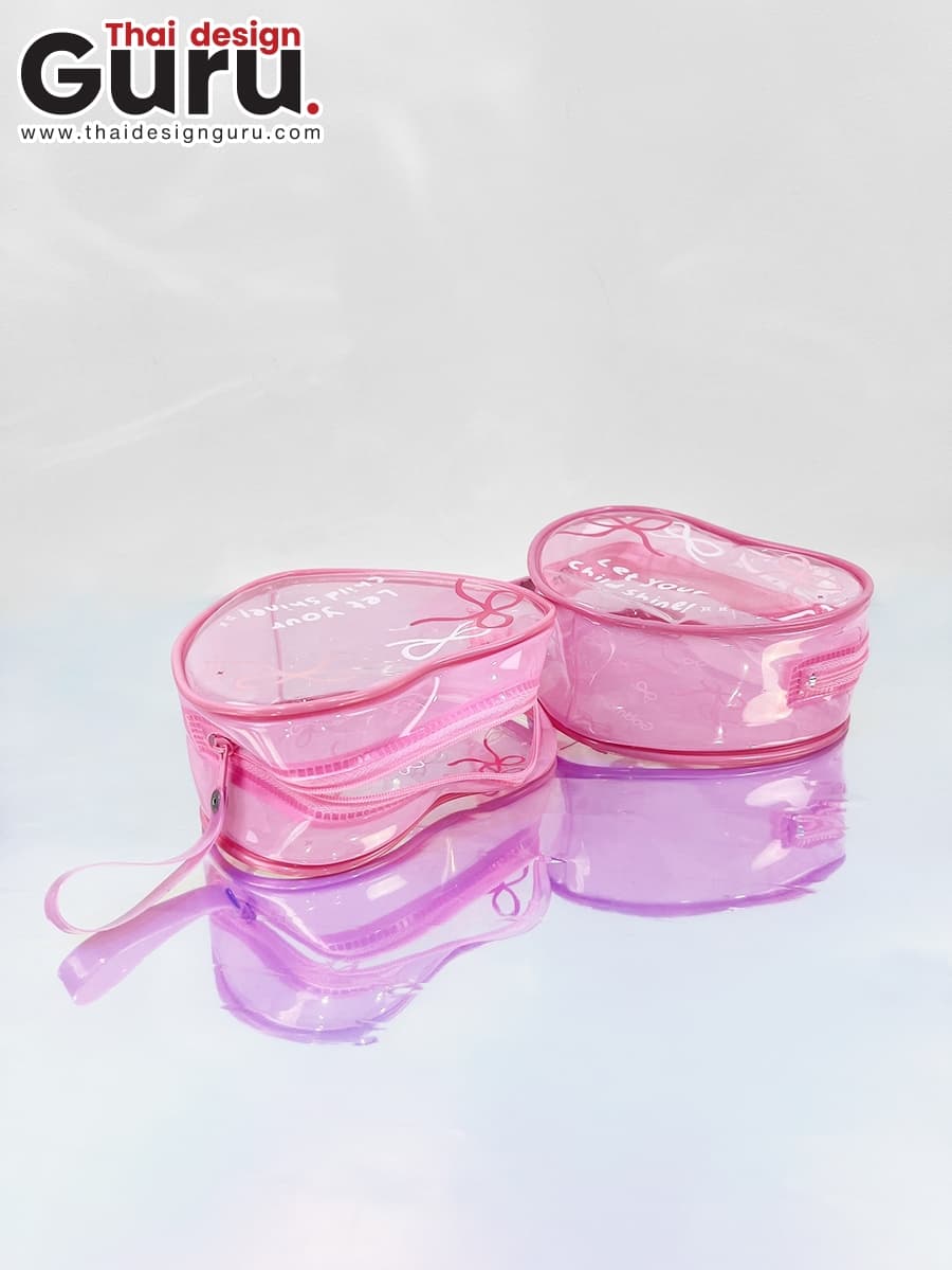 รับผลิตกระเป๋าพลาสติกใสซิปรูด กระเป๋าพลาสติกใสซิปรูด