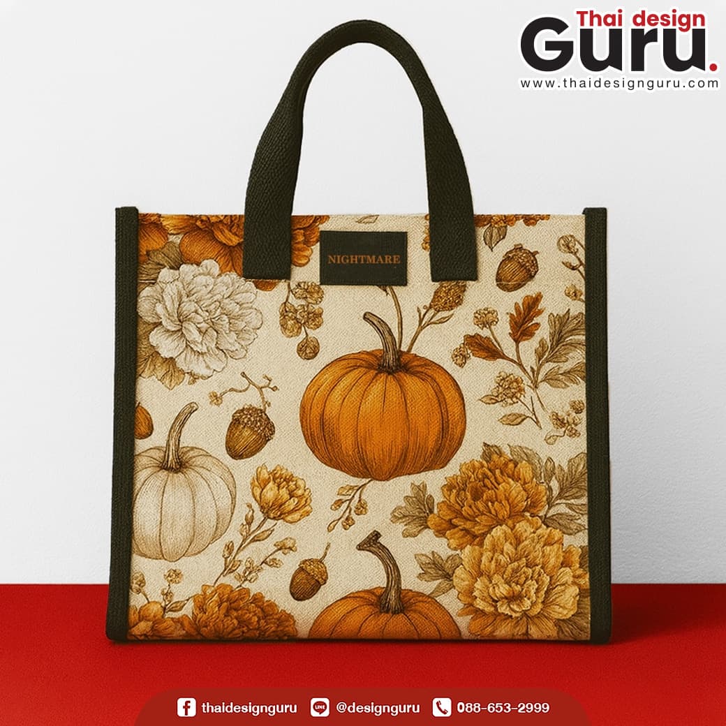 กระเป๋าผ้าฮาโลวีน าฮาโลวีน