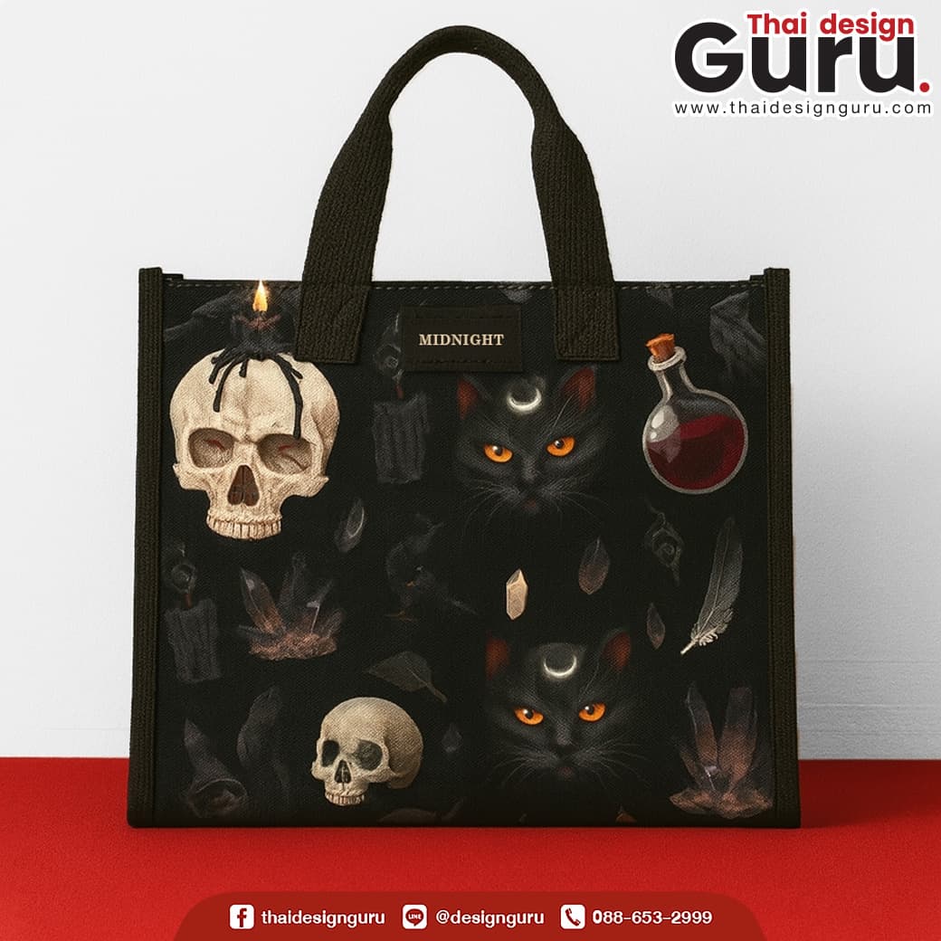 กระเป๋าผ้าฮาโลวีน าฮาโลวีน