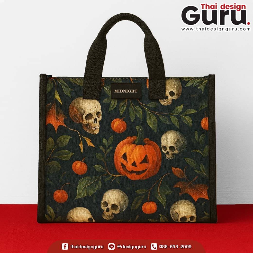 กระเป๋าผ้าฮาโลวีน าฮาโลวีน
