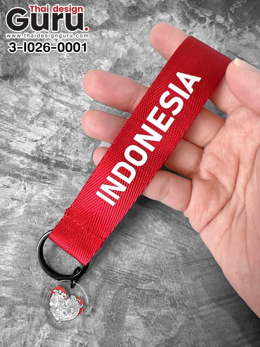 สั่งผลิตพวงกุญแจสีแดง พวงกุญแจสีแดง