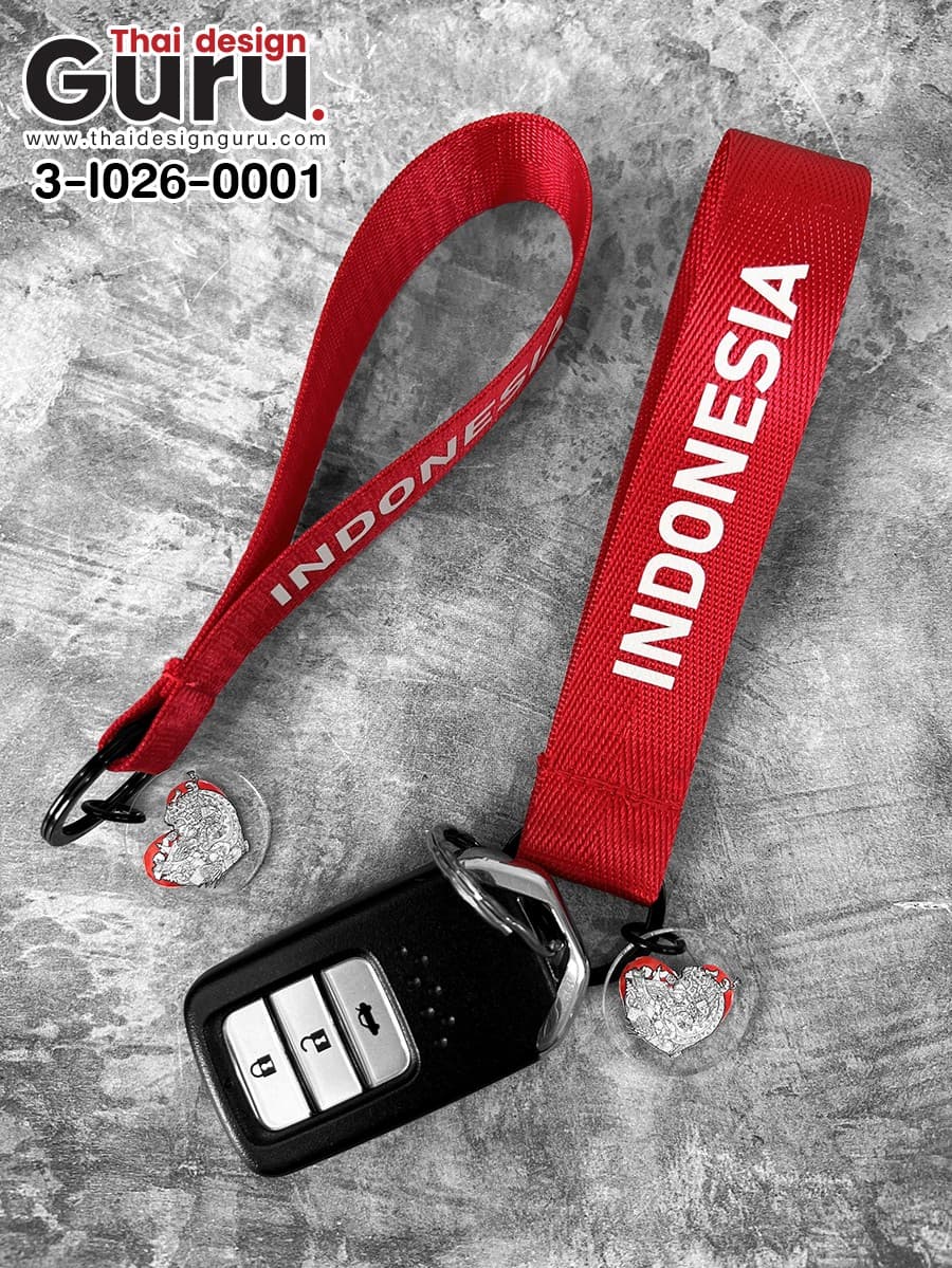 สั่งผลิตพวงกุญแจสีแดง พวงกุญแจสีแดง