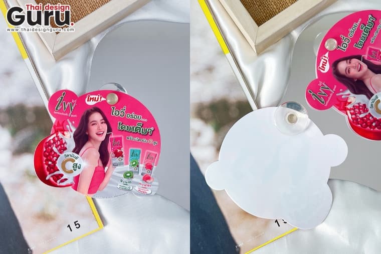 จุ๊บติดกระจกพิมพ์ลาย