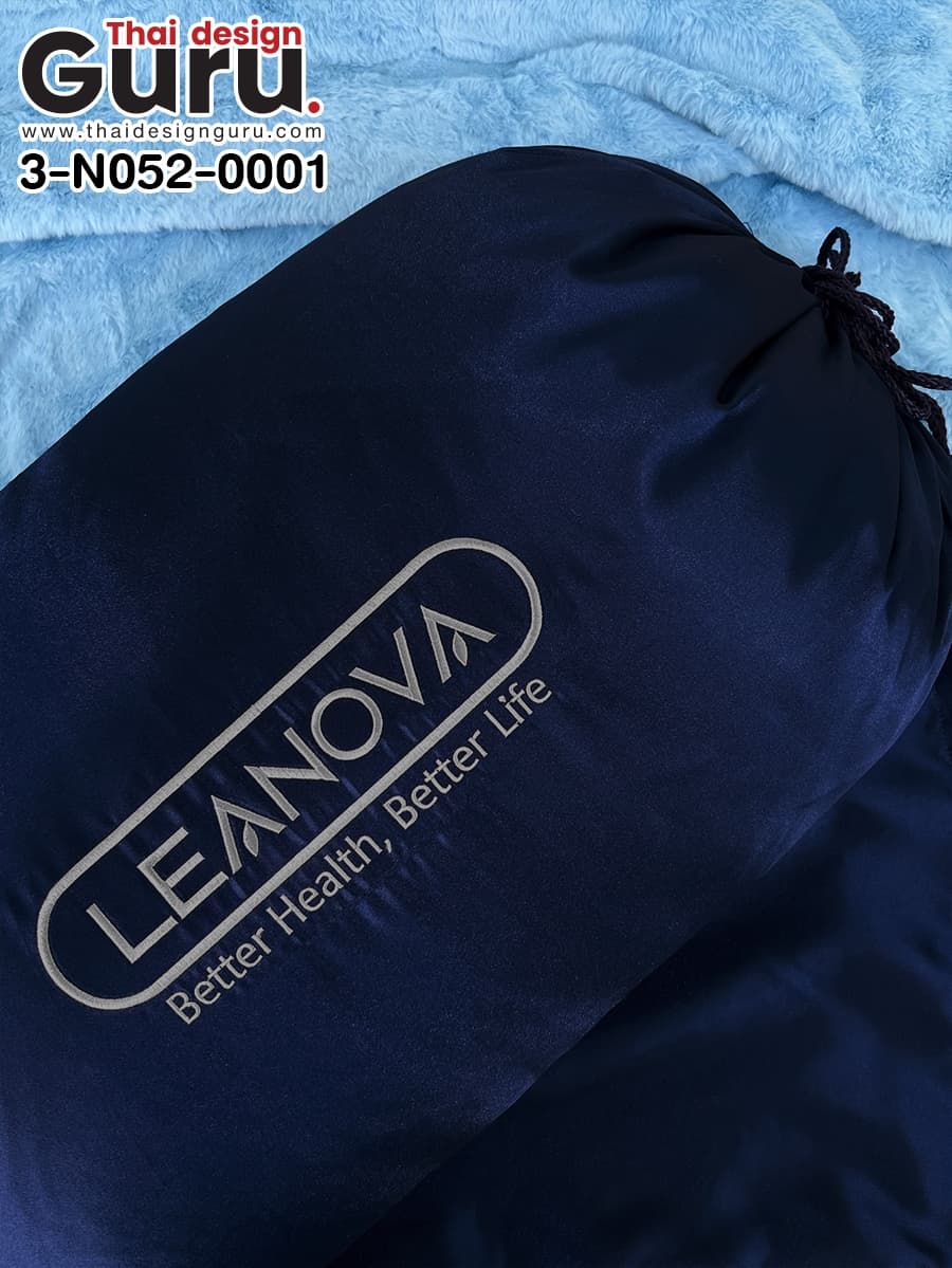 ถุงผ้าหูรูดสีน้ำเงิน